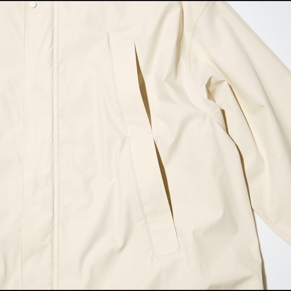 UNIQLO U x LEMAIRE Utility Hooded Coat Natural Off-White Unisex Oversized - Picture 7 of 13